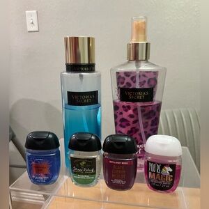 Victoria's Secret Blue and Purple Body Wash Collection
